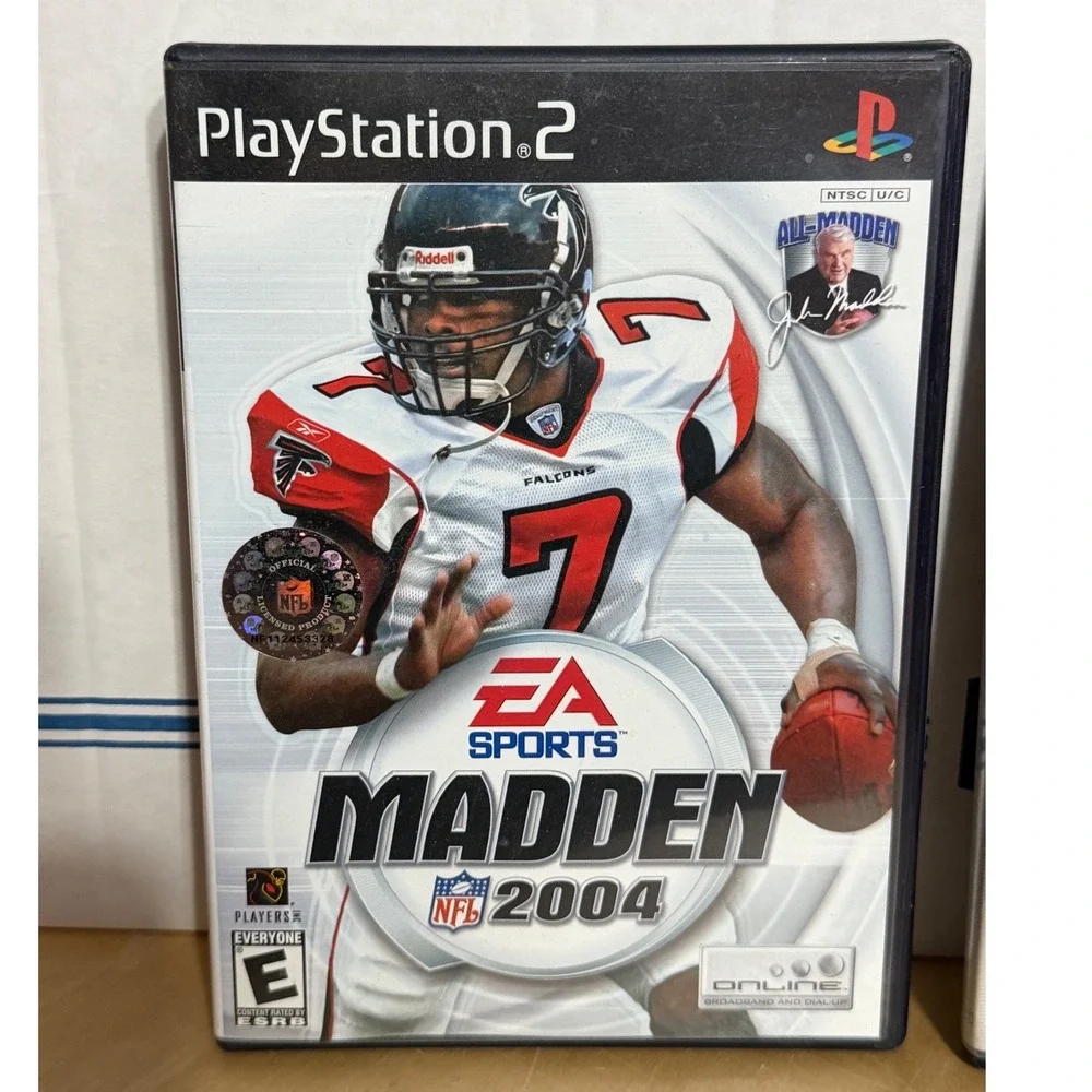 Madden NFL 2002 & 2004 PS2 Bundle Sony PlayStation 2 Michael Vick Vick CIB Lot